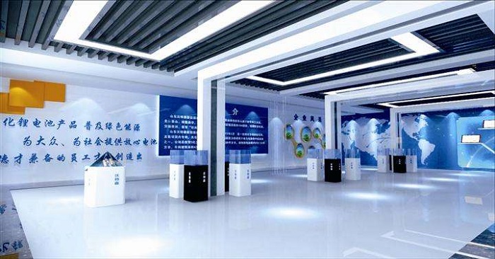 企業展廳設計效果圖,企業展廳設計方案